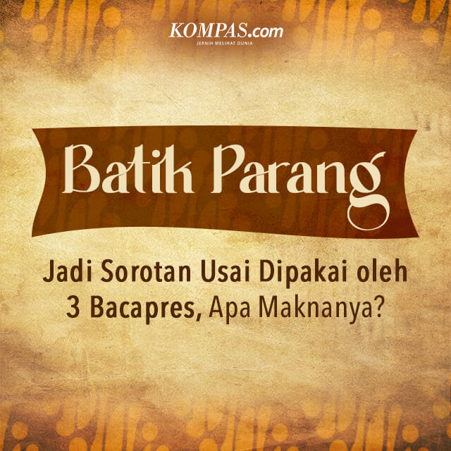 Batik Parang Jadi Sorotan Usai Dipakai oleh 3 Bacapres, Apa Maknanya?