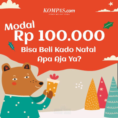 Modal Rp 100.000, Bisa Beli Kado Natal Apa Aja Ya?